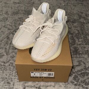 Adidas Kids Yeezy Boost 350 V2 White Sneakers